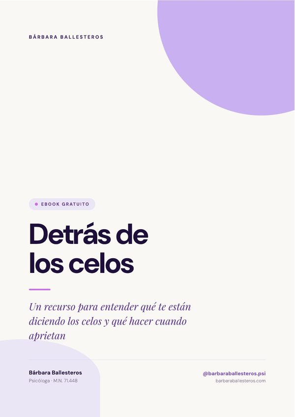 Detrás de los celos